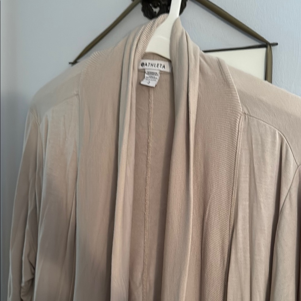 Athleta Soft Brown Long Cardigan